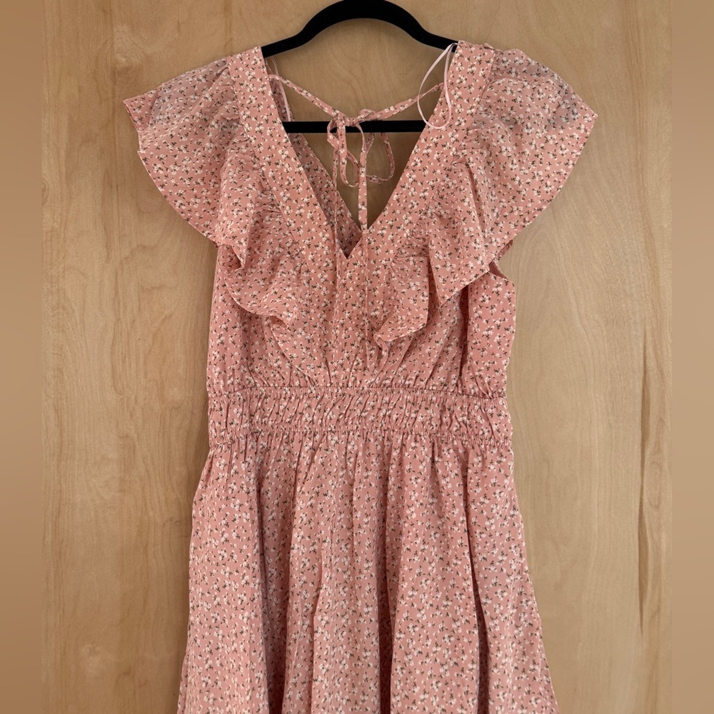 Heyson Pink Floral Dress: Small - Picture 7 of 13